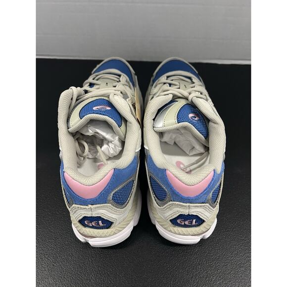 Asics Gel NYC Polar Night Cream 1203A383 402 Size 7.5 Men Blue Grey Mesh Runner